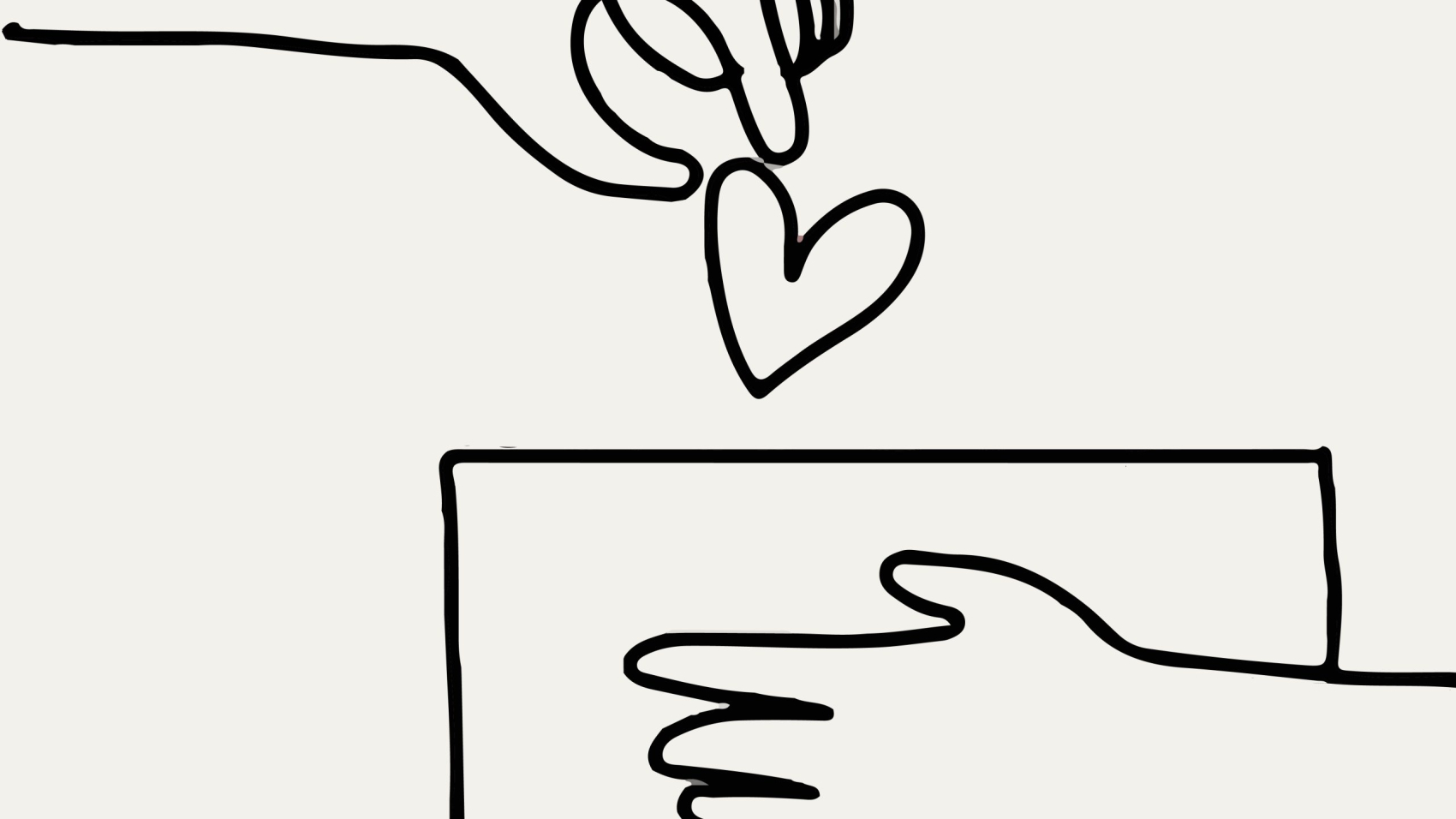 Ilustración a mano concepto de caridad